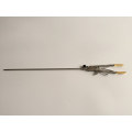 Aço inoxidável Laparoscopic Golden V Needle Holder Forcep